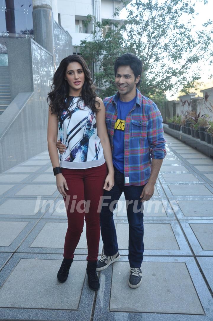 Nargis Fakri and Varun Dhawan at the Inauguraton of Mithibhai Film Festival