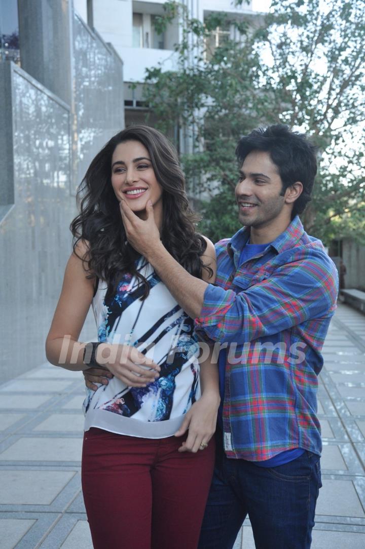 Nargis Fakri and Varun Dhawan at the Inauguraton of Mithibhai Film Festival