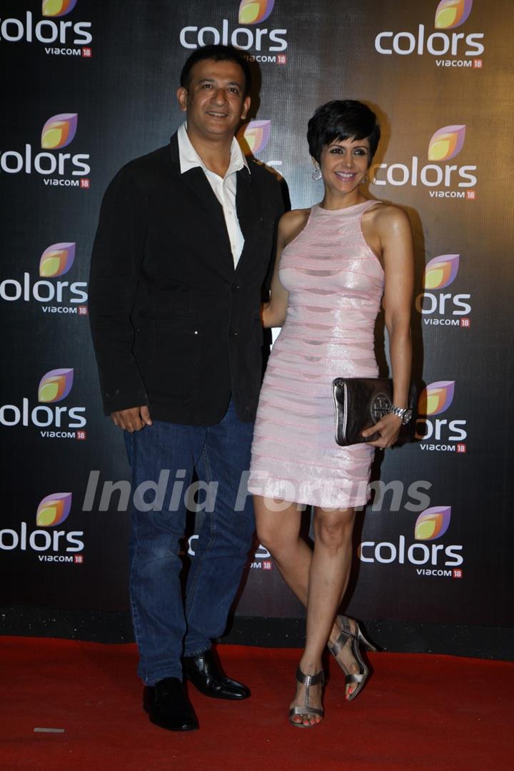 Mandira Bedi and Raj Kaushal were at the IAA Awards and COLORS Channel party