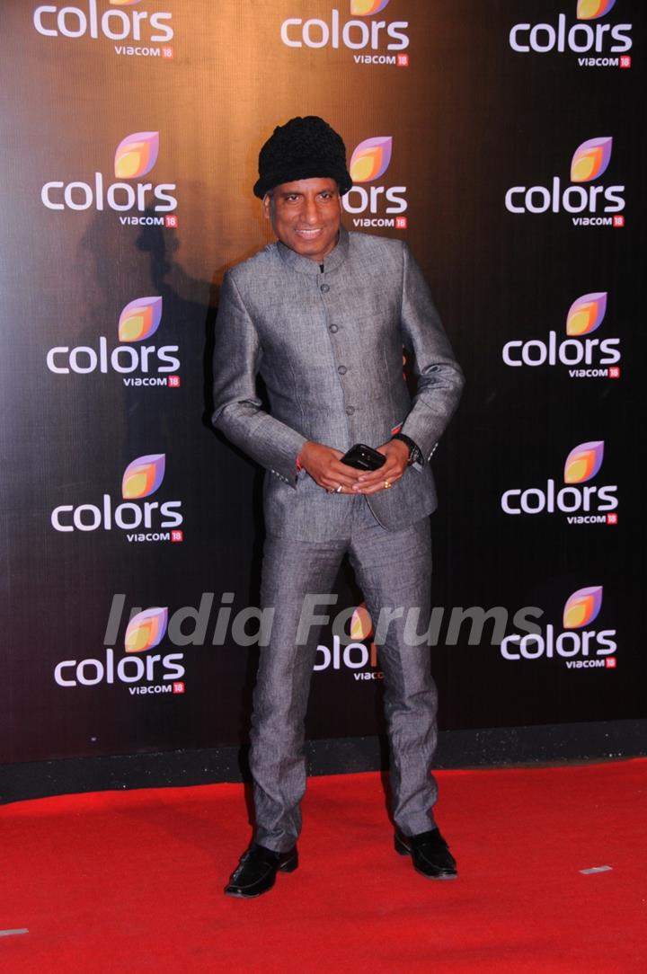 Raju Shrivastav was seen at the IAA Awards and COLORS Channel party