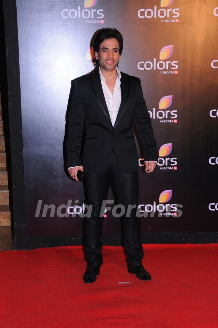 Tusshar Kapoor was at the IAA Awards and COLORS Channel party