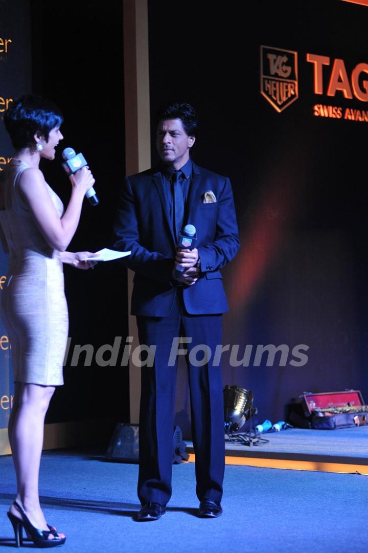 Shahrukh Khan at The Golden Era of the Carrera event by TAG Heuer