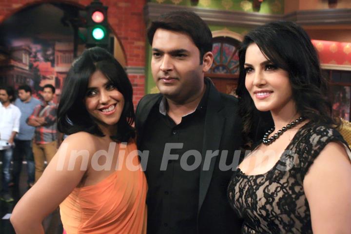 Ekta Kapoor & Sunny Leone promote Ragini MMS 2 on Comedy Nights With Kapil