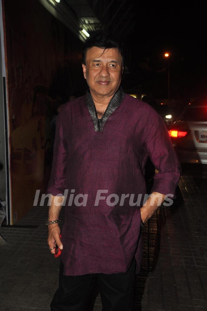 Anu Malik was at the Special Screening of Gulaab Gang