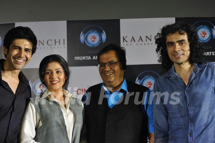 The team at the Trailer launch of film Kaanchi - The Unbreakable