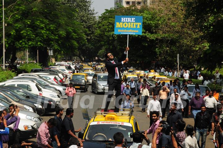 Ayushmann performs a corporate flash mob