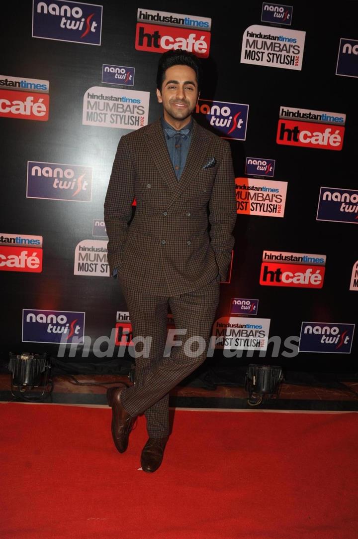 Ayushmann Khurrana at HT Mumbai's Most Stylish Awards