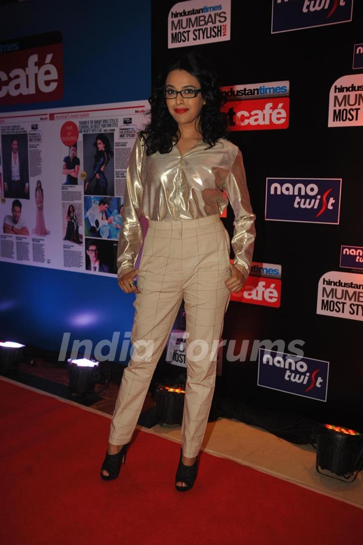 Swara Bhaskar was seen at HT Mumbai's Most Stylish Awards