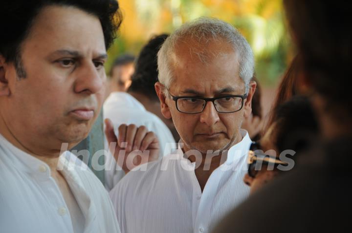 Jay Mehta at Sanjay (Bobby) Chawla's Funeral