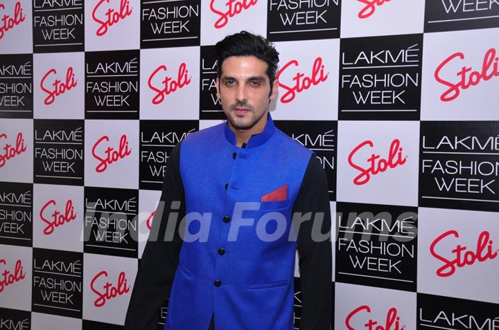 Zayed Khan at the Stoli Lounge at Lakme Fashion Week