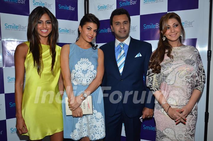 Jacqueline Fernandes Launches the Smile Bar