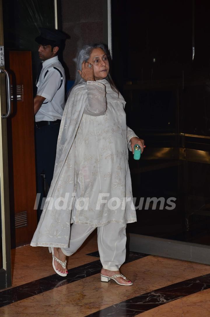 Jaya Bachchan was at Sanjeev(Bobby) Chawla's Prayer Meet