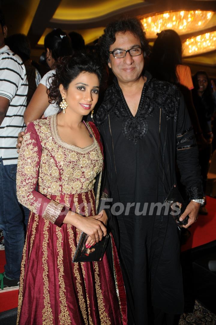 Shreya Ghosal with Talat Aziz at her 1st Ghazal Album Launch