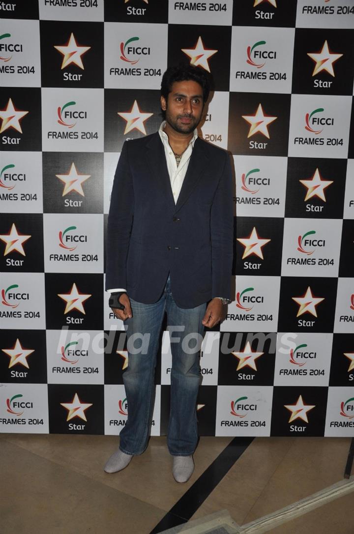 Abhishek Bachchan at the Inauguration of FICCI Frames