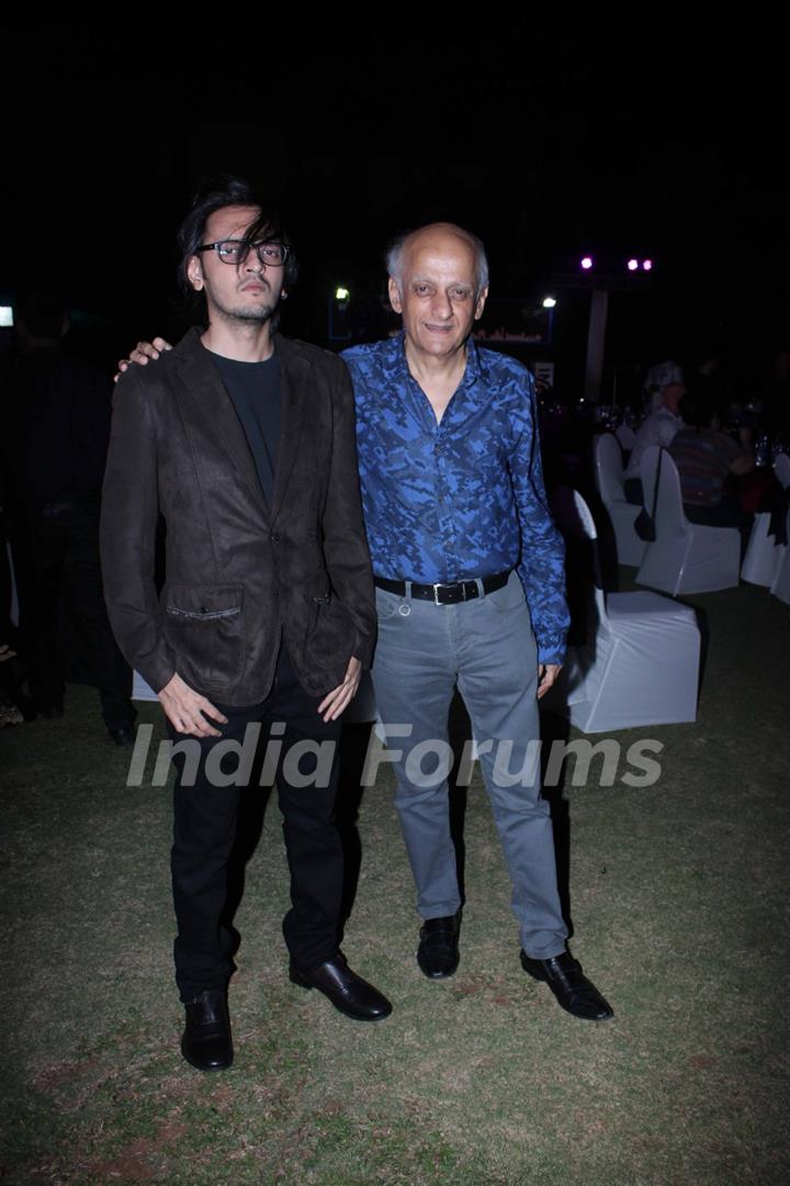 Vishesh and Mukesh Bhatt at the launch of the Bollywood themed travel app by VisitBritain