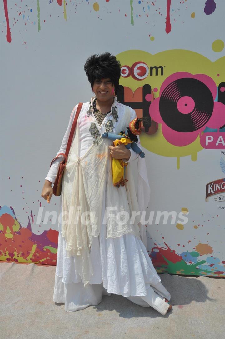 Rohhit Varma at the Zoom Holi Party