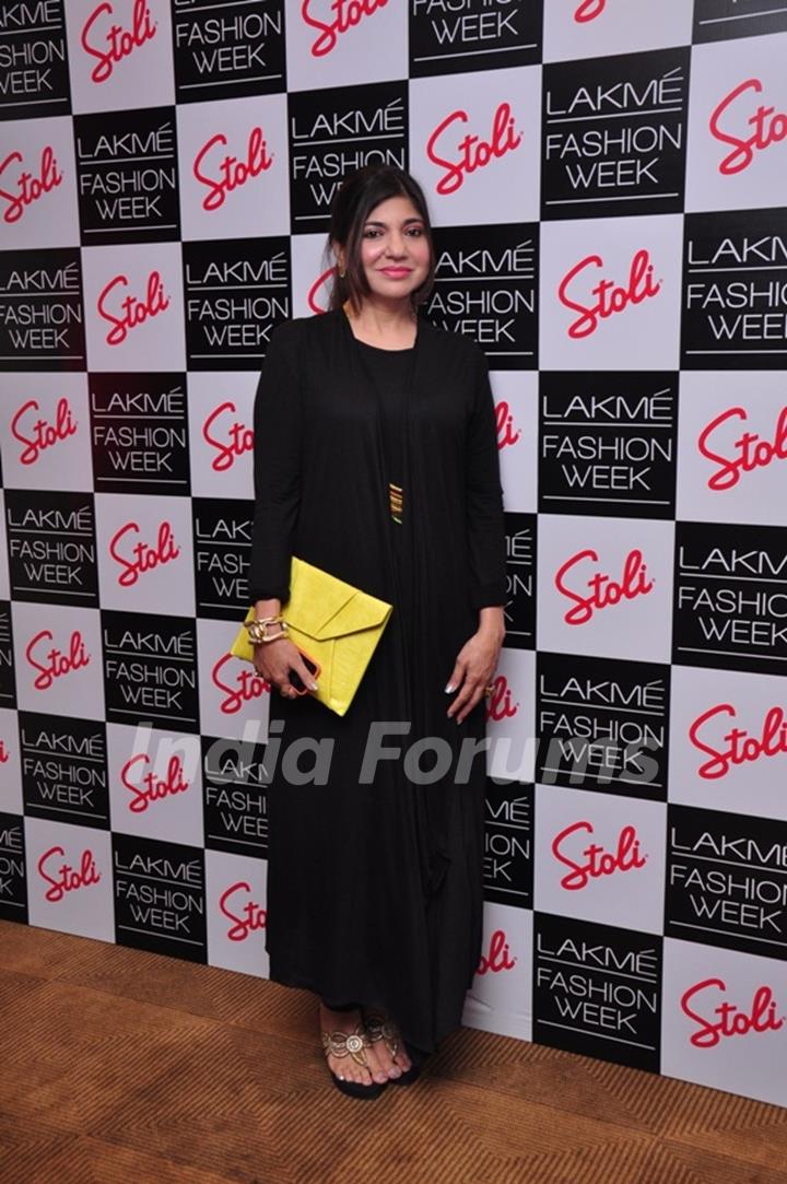 Alka Yagnik at the Lakme Fashion Week Summer Resort 2014 Grand Finale