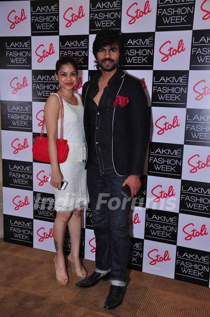 Sumona and Gaurav were seen at the Lakme Fashion Week Summer Resort 2014 Grand Finale