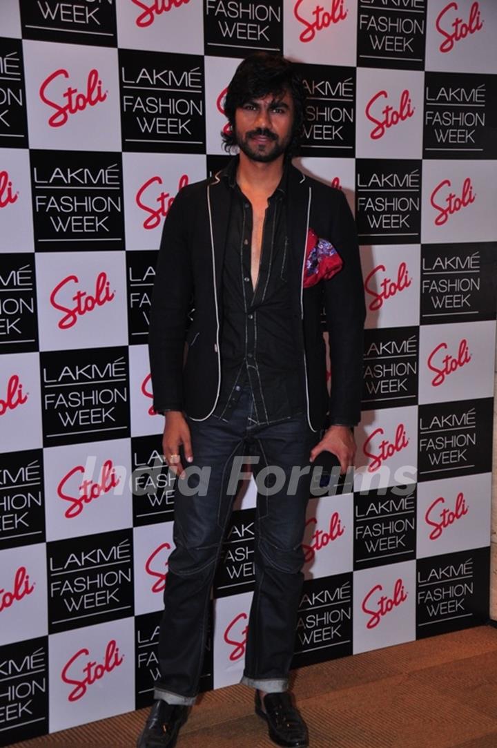 Gaurav Chopra at the Lakme Fashion Week Summer Resort 2014 Grand Finale