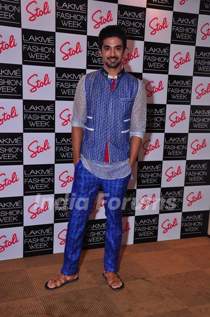 Saqib Saleem at the Lakme Fashion Week Summer Resort 2014 Grand Finale