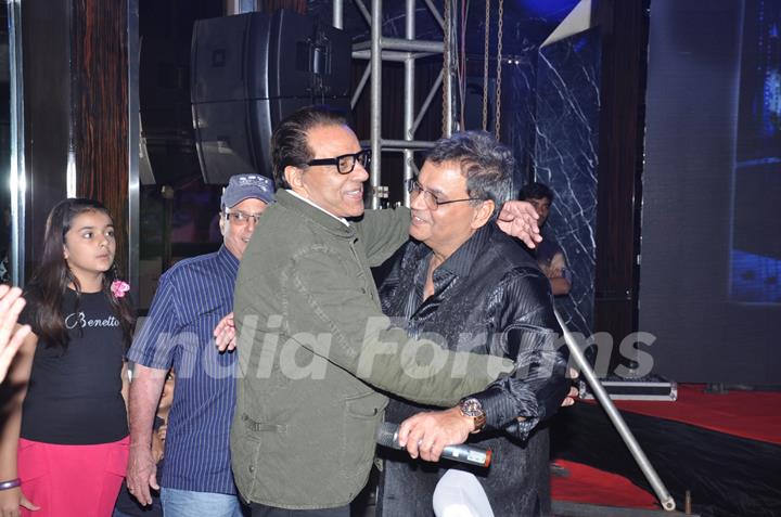 Dharmendra and Subhash Ghai at the Music Launch of 'Kaanchi'