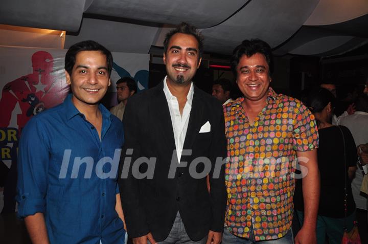 Ranvir Shorey and Brijendra Kala at Premier of Ankhon Dekhi