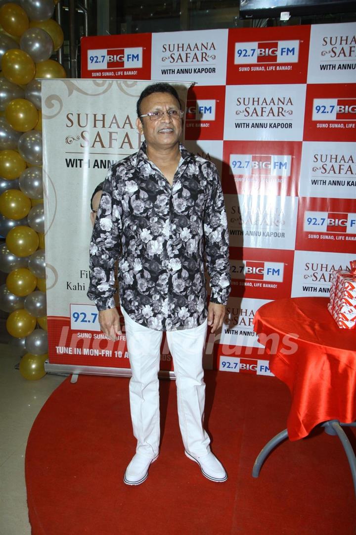 Annu Kapoor during the celebration of 92.7 BIG FM's radio show Suhaana Safar
