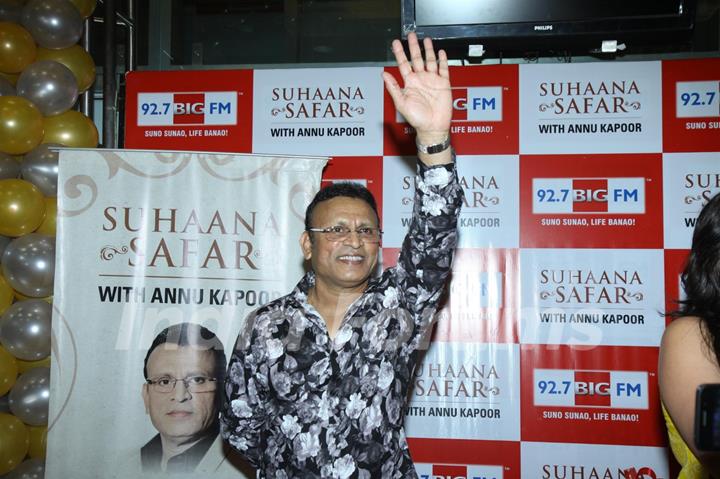 Annu Kapoor during the celebration of 92.7 BIG FM's radio show Suhaana Safar