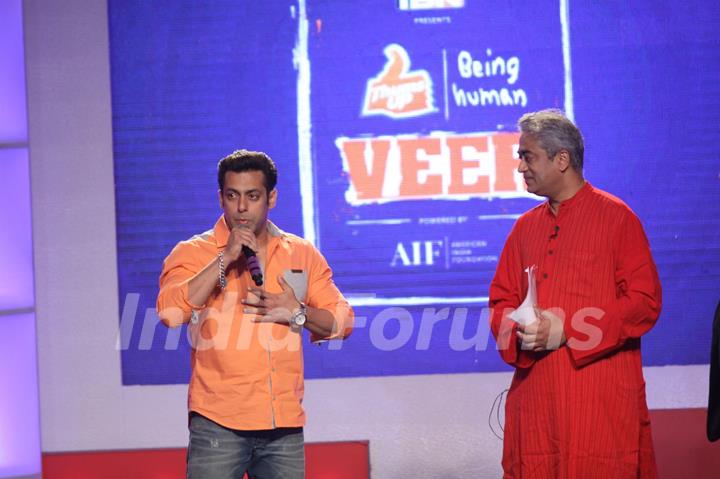 Salman Khan at the Campaign for 'VEER'