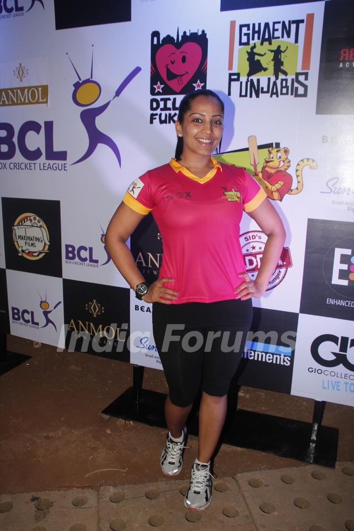 Meghna Naisu was at the Box Cricket league inaugral match