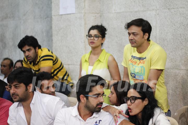 Celebs at the Box Cricket league inaugral match