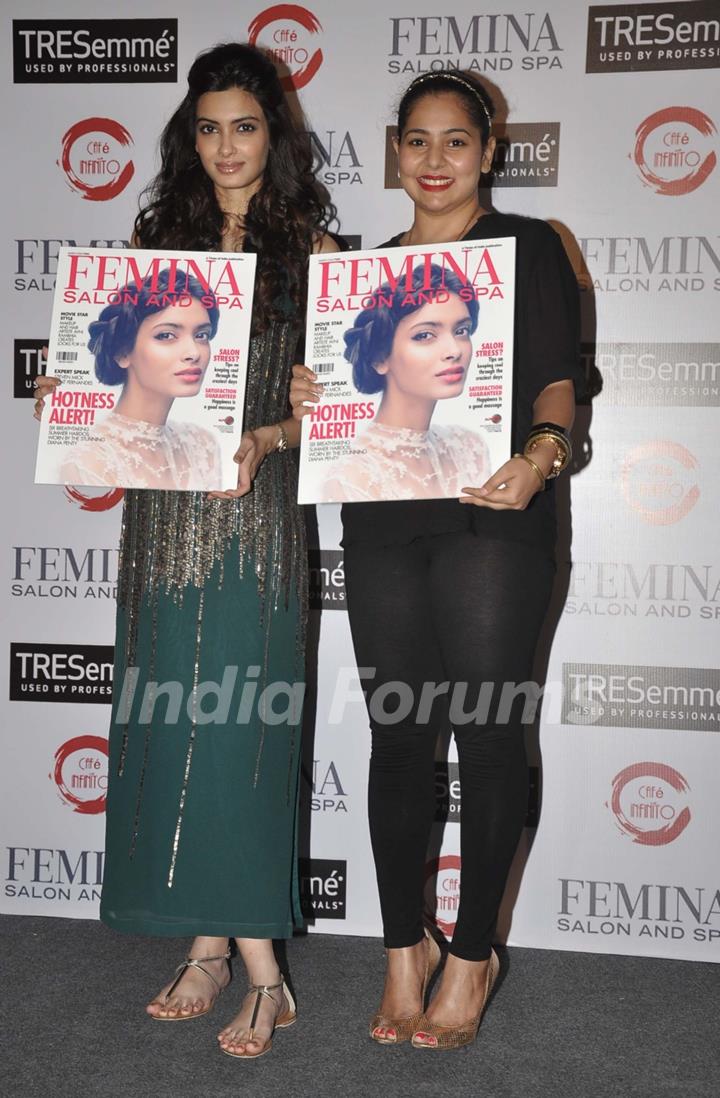 Diana Penty at the Cover launch of Femina Salon & Spa magazine