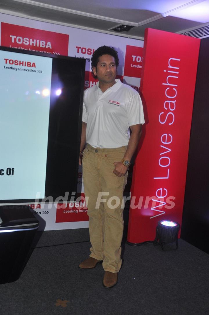 Sachin Tendulkar along with Toshiba launches 'WeAreSachin' campaign