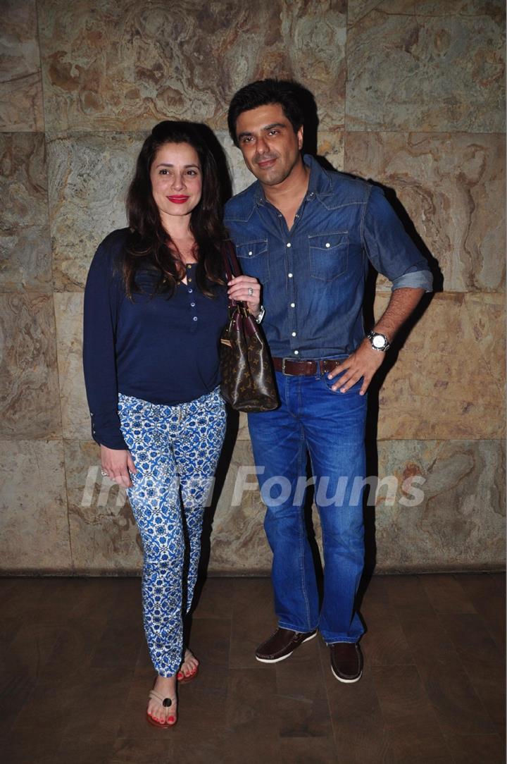 Neelam and Sameer Soni were at the Special screening of O Teri