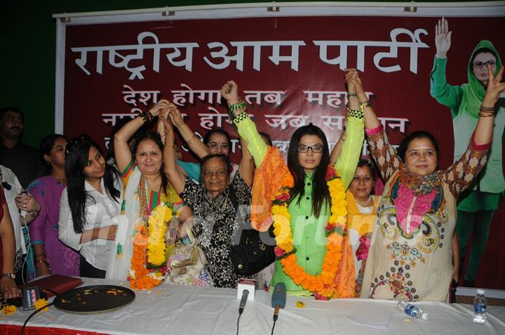 Rakhi Sawant announces her political party 'Rashtriya Aam Party'