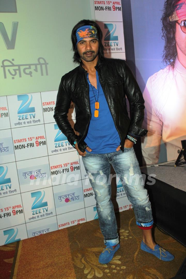 Ekta KapoorShabbir Ahluwalia at the launch of new show - 'Kumkum Bhagya'