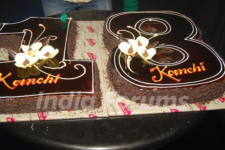 Kanchi Singh birthday cake