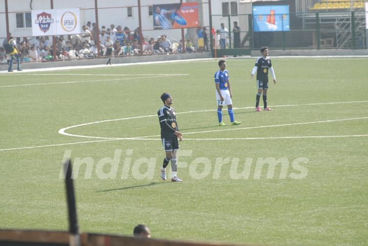 Ranbir Kapoor plays at the Celebrity Football Match