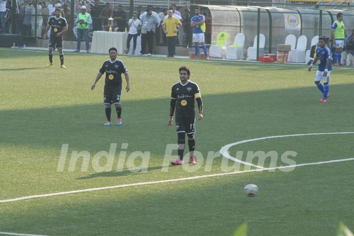 Abhishek Bachchan plays at the Celebrity Football Match