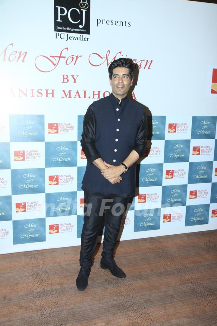 Manish Malhotra was at the Men for Mijwan fashion show