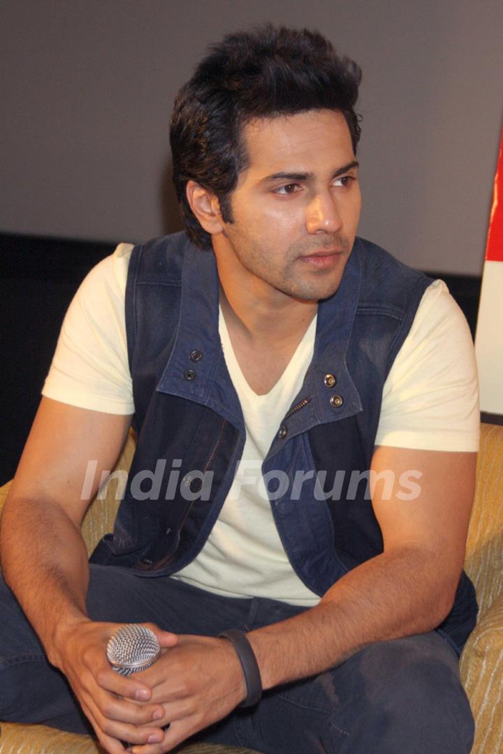 Varun Dhawan at the Press Conference to promote their upcoming film 'Main Tera Hero'