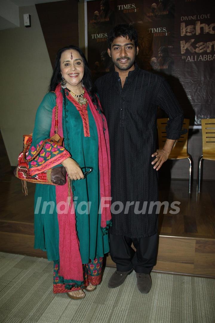 Ila Arun at the Launch of Times Music album &quot;Ishq Kamal&quot; by Ali Abbas