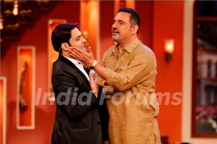 Boman Irani and Kapil on Comedy Nights With Kapil