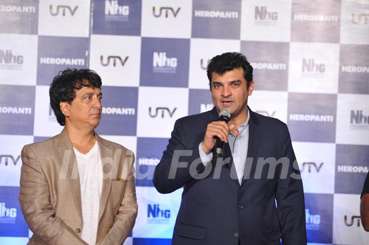 Siddharth Roy Kapoor addresses the Trailer launch of Heropanthi