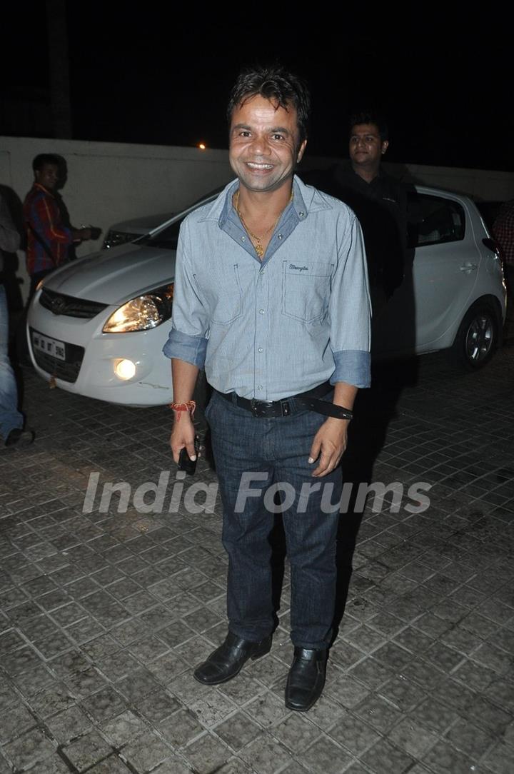 Rajpal Yadav at the Screening of Main Tera Hero