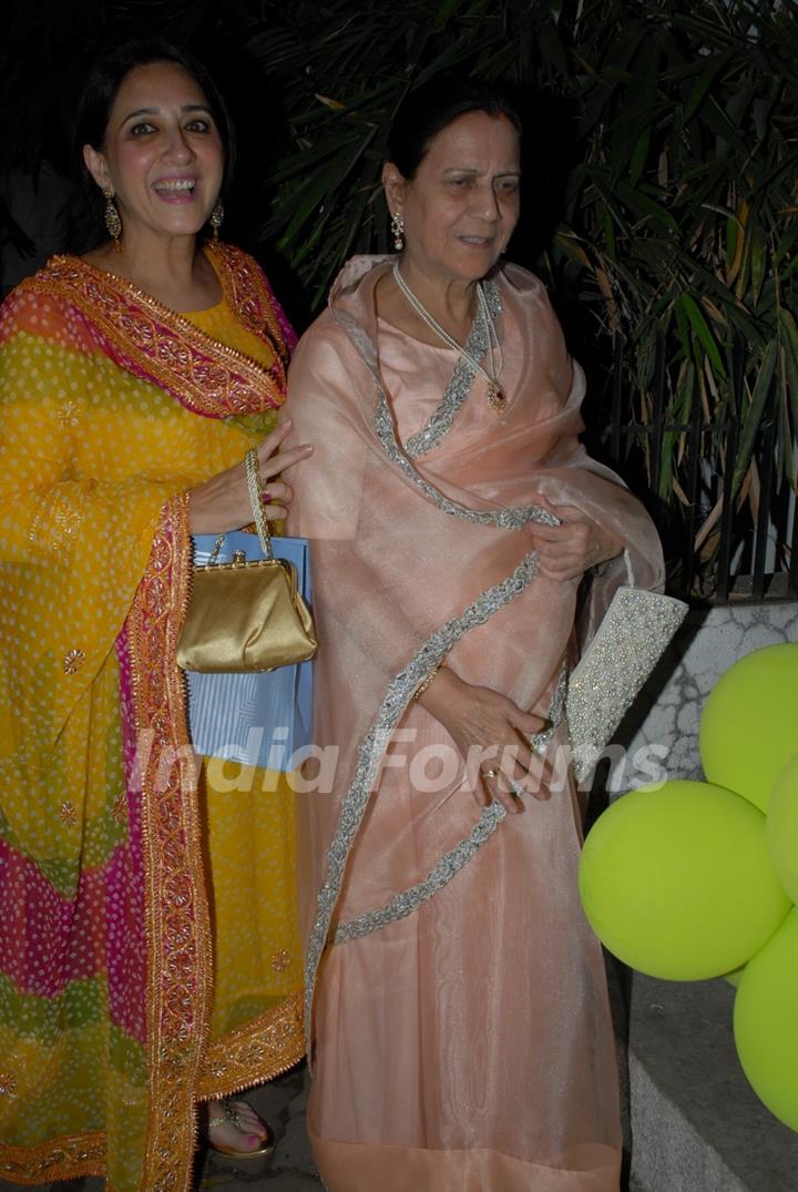 Aamir Khan's mother and sister at Avantika Malik's Baby Shower