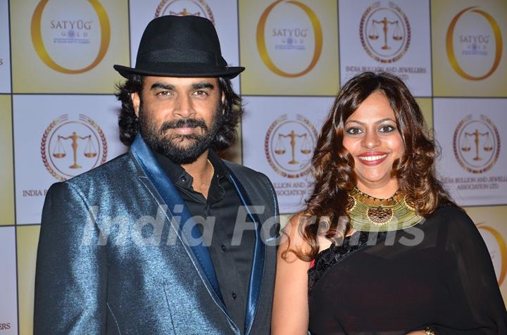 R. Madhavan and his wife were seen at the Launch of 'The Golden Era in India'