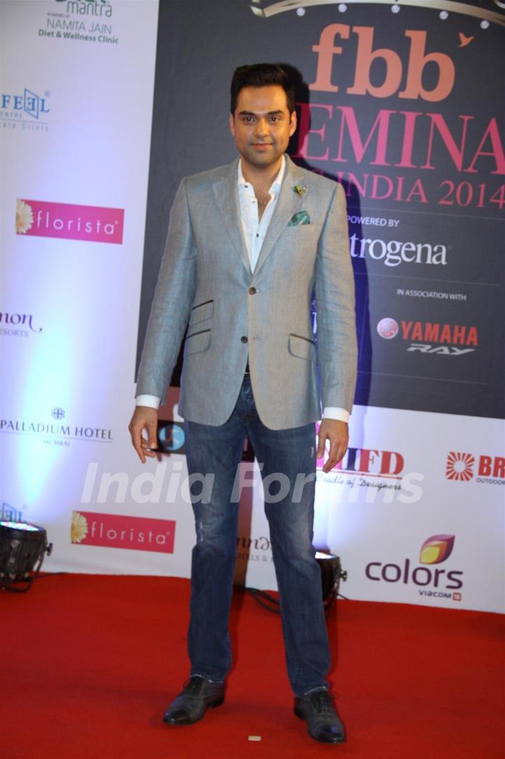 Abhay Deol was seen at the Femina Miss India 2014