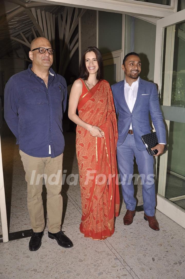 Kalki Koechlin and Rahul Bose at the Announcement