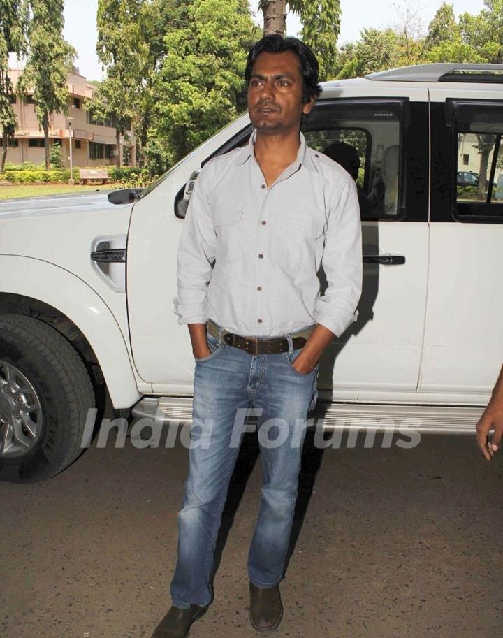 Nawazuddin Siddiqui Promotes his film Mountain Man at Mumbai University